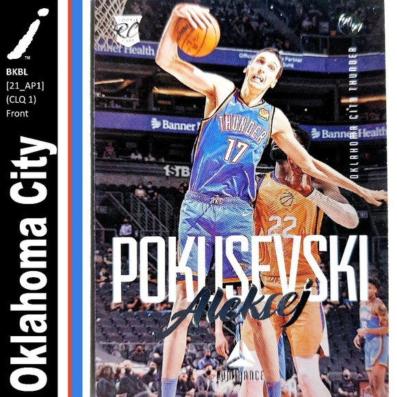 NBA Other - Oklahoma City Thunder (Aleksej Pokusevski) - BKBL [21_AP1] - Rookie Card (RC)